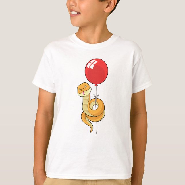 T-shirt Serpent avec ballon (Devant)