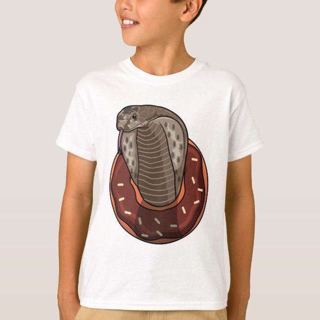 T-shirt Serpent avec beigne (Devant)