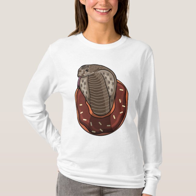 T-shirt Serpent avec beigne (Devant)