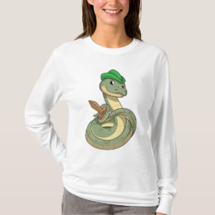 T-shirt Serpent avec épée