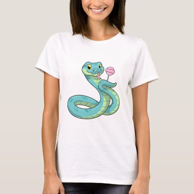 T-shirt Serpent avec Lollipop (Devant)