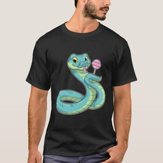T-shirt Serpent avec Lollipop (Devant)
