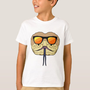 T-shirt Serpent avec lunettes de soleil