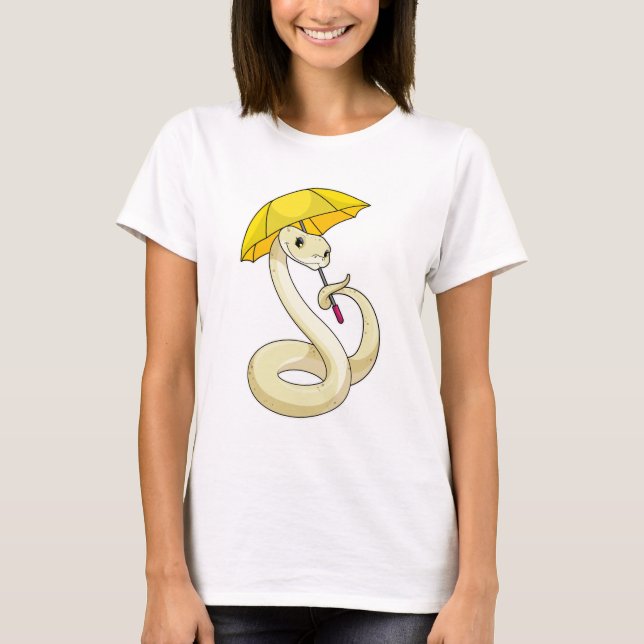 T-shirt Serpent avec parapluie (Devant)
