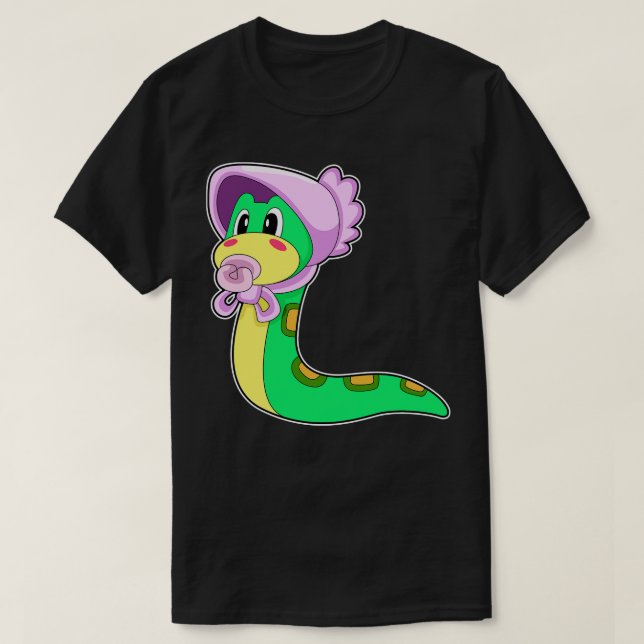 T-shirt Serpent Baby Pacifier (Design devant)
