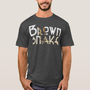 T-shirt serpent Brown