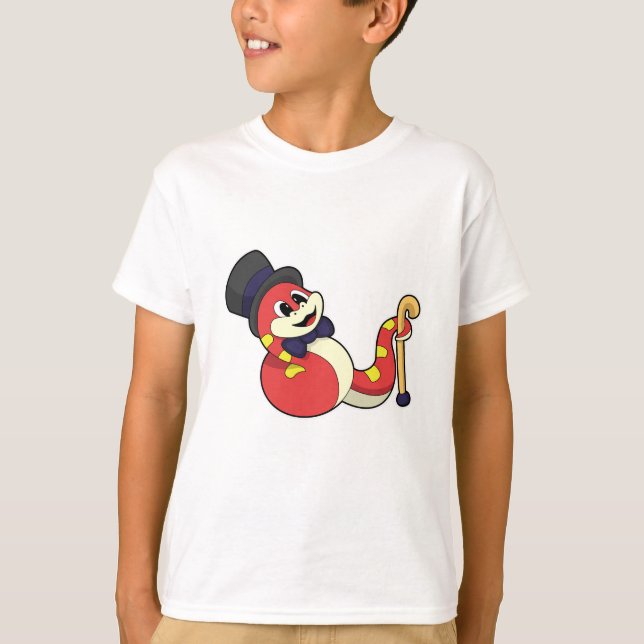 T-shirt Serpent comme chambre avec Casquette (Devant)