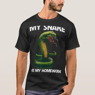 T-shirt Serpent cool Pour Enfants Garçons Reptile Serpent