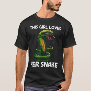 T-shirt Serpent cool Pour Filles Enfants Reptiles Serpent
