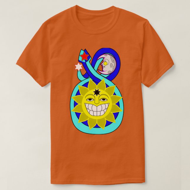 T-shirt Serpent cosmique (Design devant)