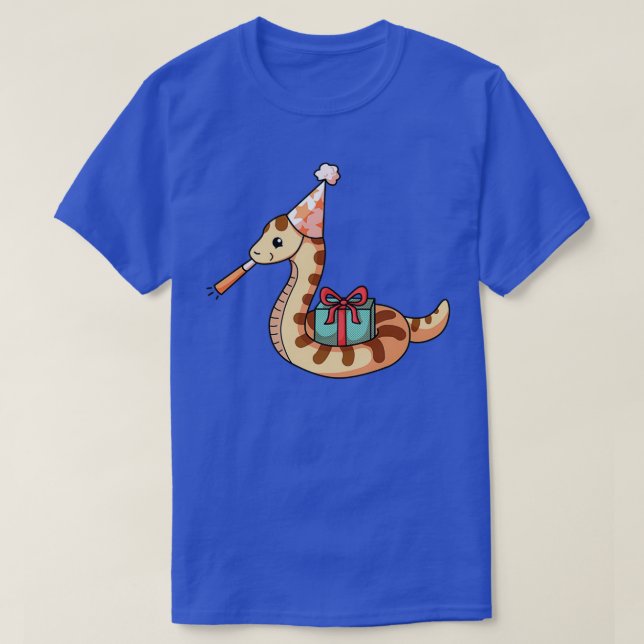 T-shirt Serpent d'anniversaire (Design devant)