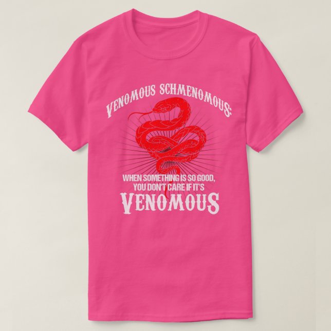 T-shirt Serpent de animal de compagnie venomous Schmenomou (Design devant)