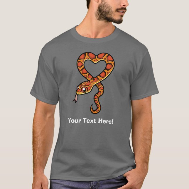 T-shirt Serpent de bande dessinée (Devant)