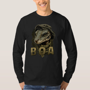 T-shirt Serpent de constricteur Boa en Casquette et Écarf