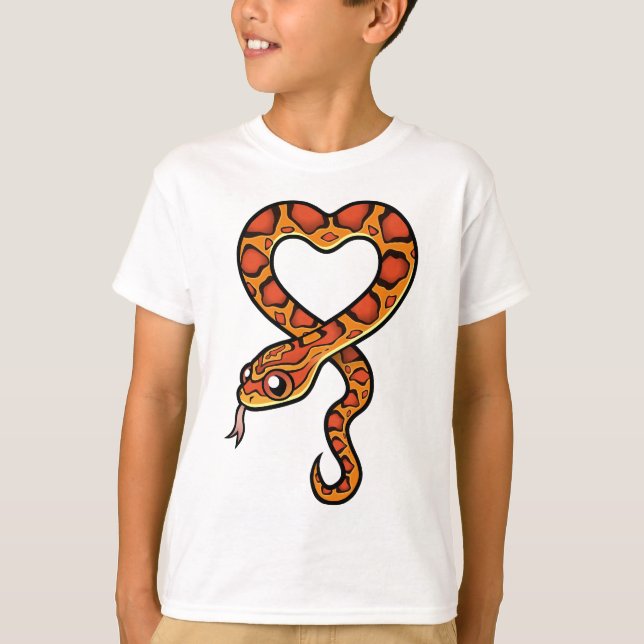 T-shirt Serpent de dessin animé (Devant)