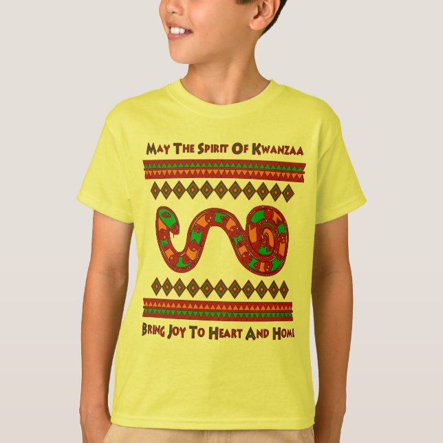 T-shirt Serpent de Kwanzaa (Devant)