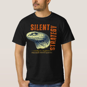 T-shirt Serpent de Stratégie Silencieuse Leadership Tacti