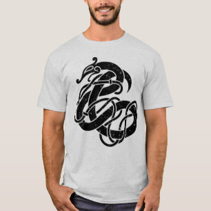 T-shirt Serpent de style de Viking Urnes