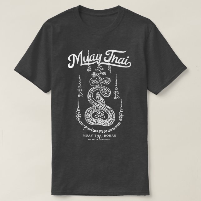 T-shirt Serpent de tatouage mixed martial art (Design devant)