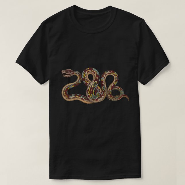 T-shirt Serpent de type Boa Constrictor (Design devant)