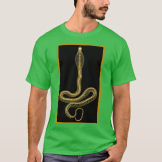 T-shirt serpent d'or