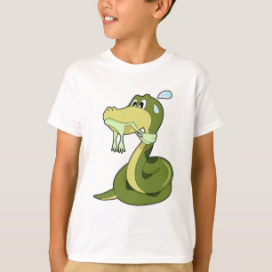 T-shirt Serpent drôle