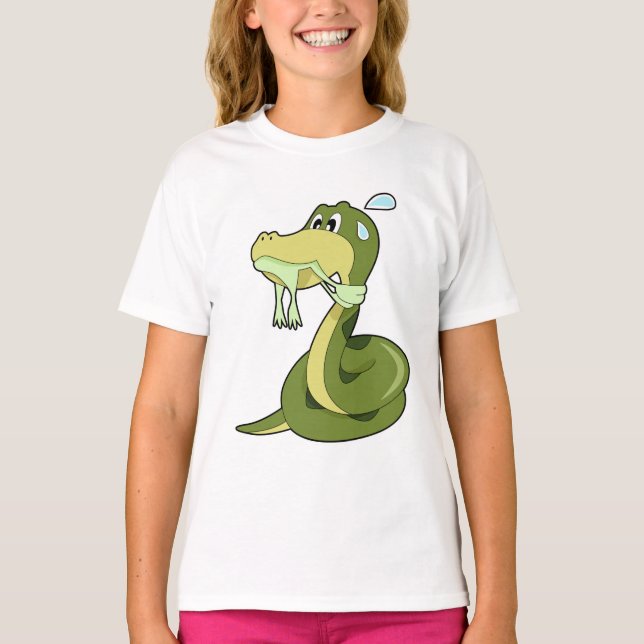 T-shirt Serpent drôle (Devant)