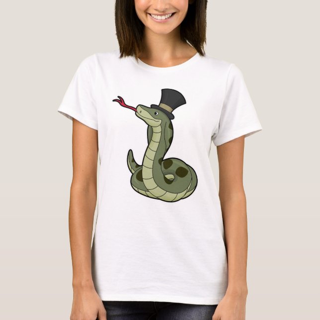 T-shirt Serpent en Gentleman & Casquette (Devant)