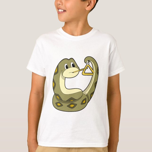 T-shirt Serpent en musique avec Triangle.PNG (Devant)