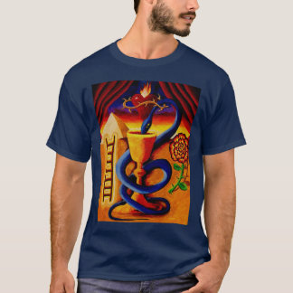 T-shirt serpent et calice