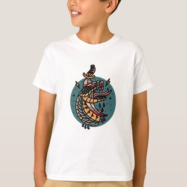 T-shirt Serpent et Dagger (Devant)