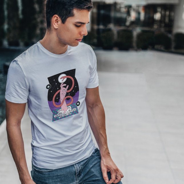T-shirt Serpent Et Main (Créateur téléchargé)