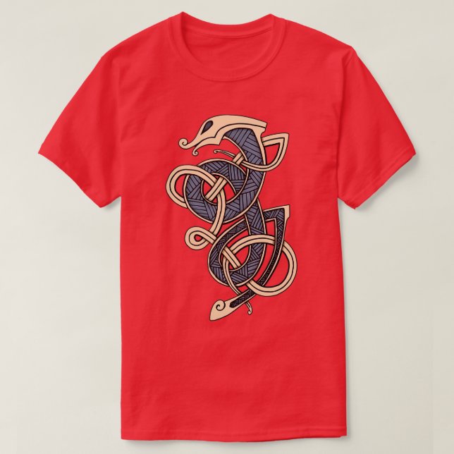 T-shirt Serpent ivoire (Design devant)