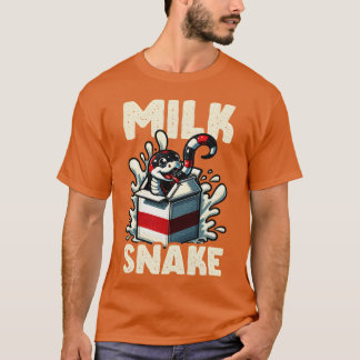 T-shirt Serpent lait sur amis d'animaux laitiers