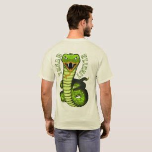 T-shirt Serpent légèrement à double face