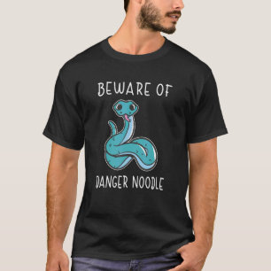 T-shirt Serpent Méfiez-Vous Du Danger Noodle Snek Meme Rep