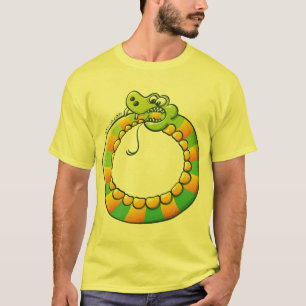 T-shirt Serpent mordant sa propre queue