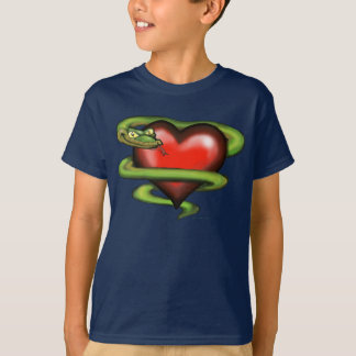 T-shirt Serpent n Coeur
