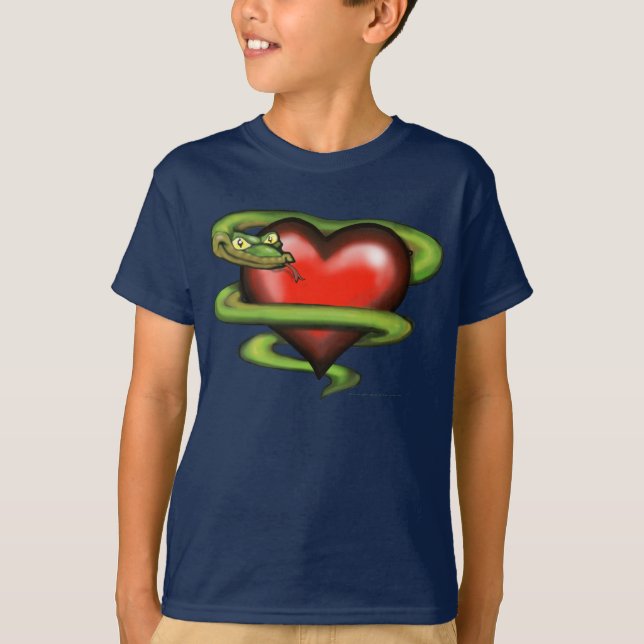 T-shirt Serpent n Coeur (Devant)