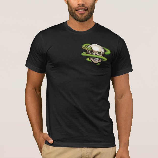 T-shirt Serpent n Crâne (Devant)