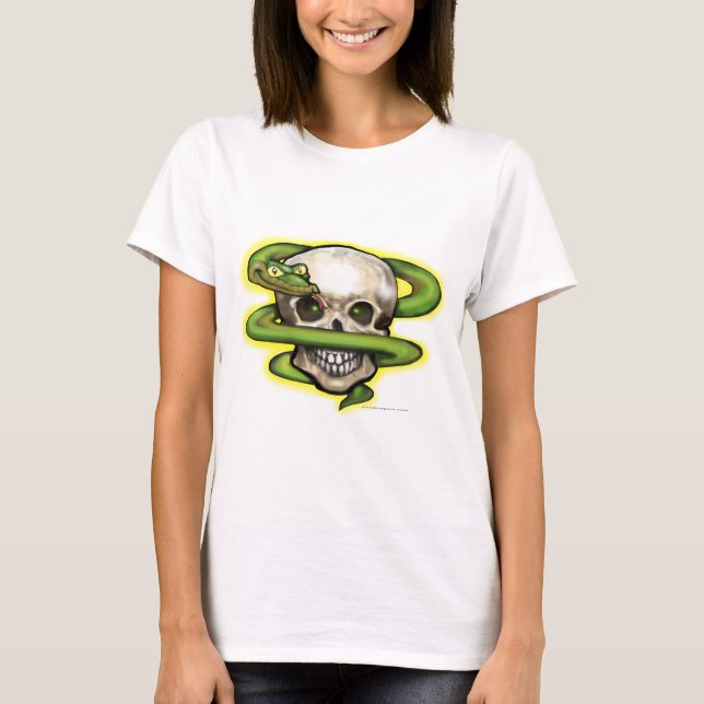 T-shirt Serpent n Crâne (Devant)
