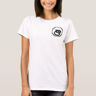 T-shirt Serpent noir