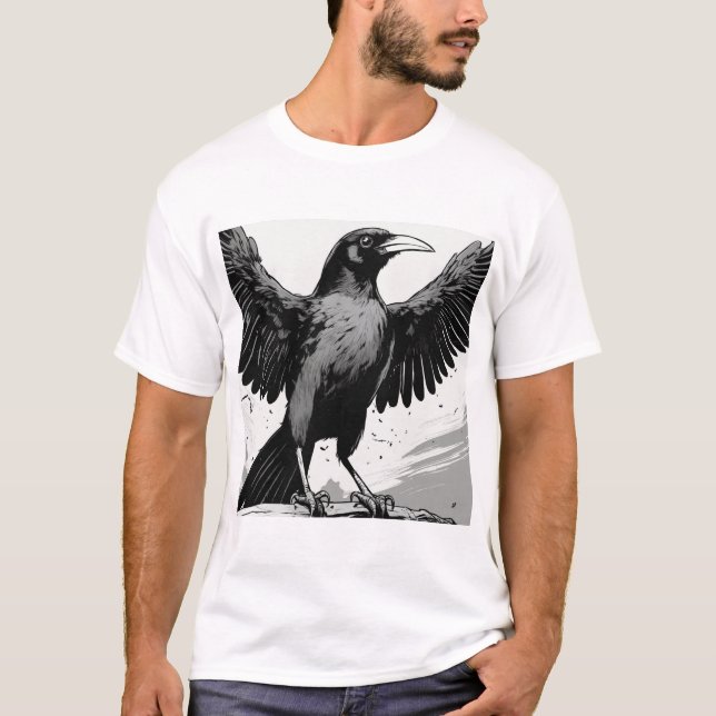 T-shirt "Serpent Ombre" (Devant)