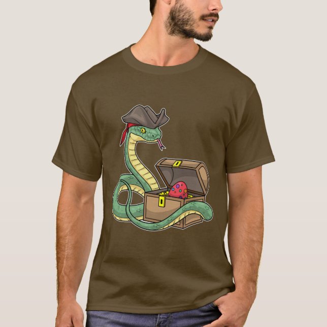 T-shirt Serpent Pirate de Pâques (Devant)