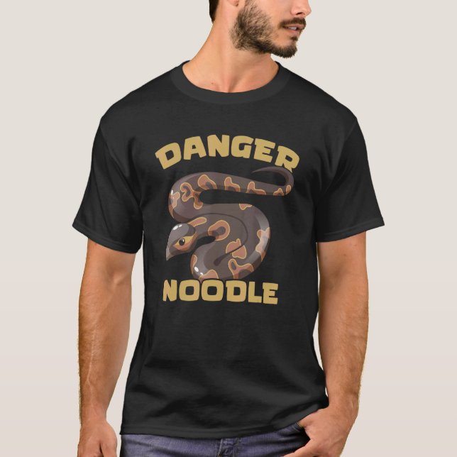 T-shirt Serpent Reptile de serpent Python de boule de noui (Devant)
