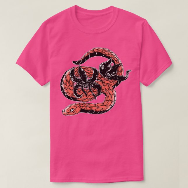 T-shirt Serpent rose 2 (Design devant)