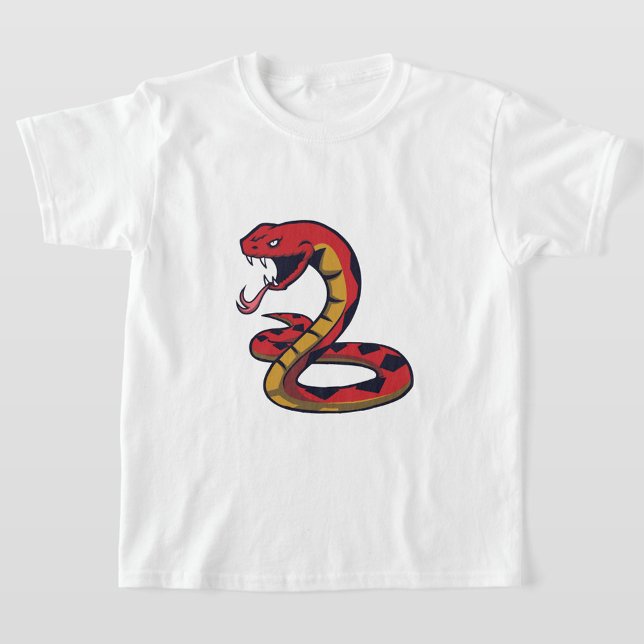 T-shirt Serpent rouge (Créateur téléchargé)