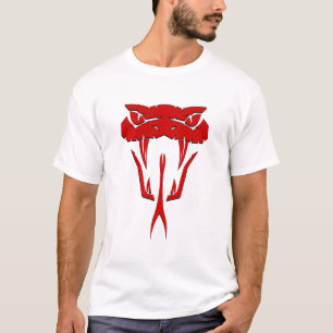 T-shirt Serpent rouge d'horreur - Serpent rouge de fer vis