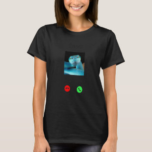 T-shirt Serpent Serpent Phone Display Snake Appelle