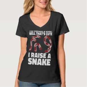 T-shirt Serpent Serpent Vous Avez Un Chien Bien C'Est Mign